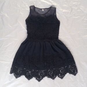 Nix Girls Dark Blue Dress Size S